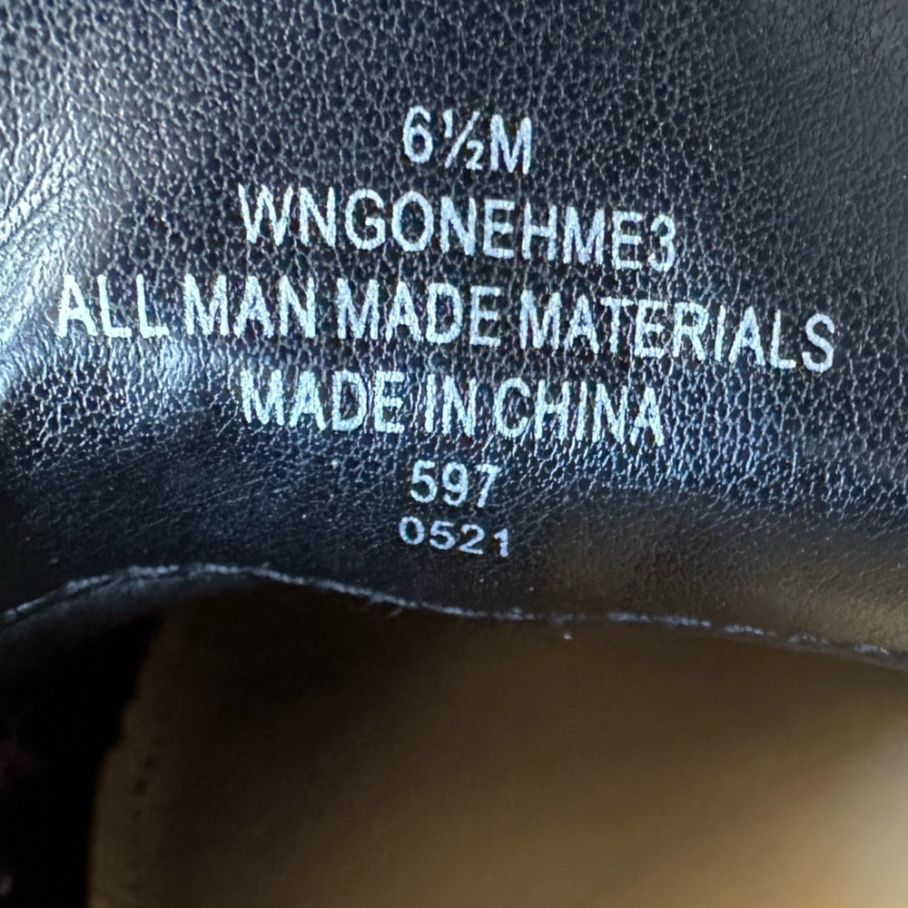 Nine West Women's Gonehome Lug Sole Loafers Size 6.5 - Picture 5 of 5